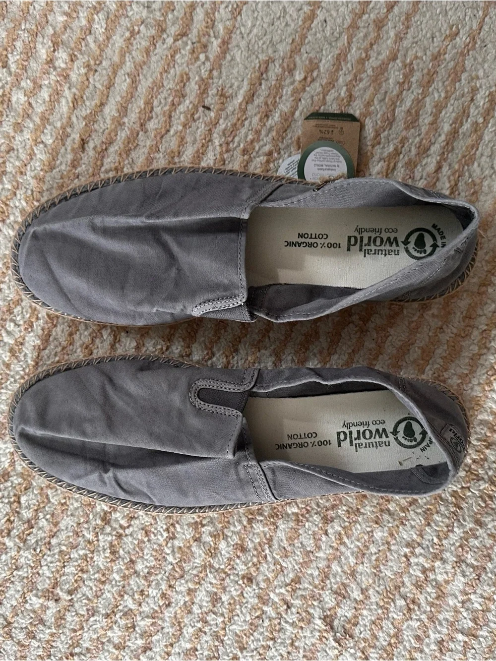 Casual Slip-On Espadrilles in Gray for Men